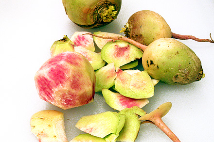 Peeled Watermelon Radish