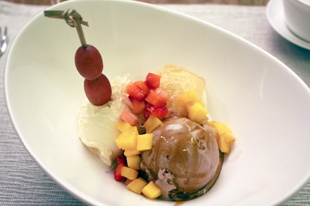 Trio of Vanilla, Jackfruit and Milo Ice Cream